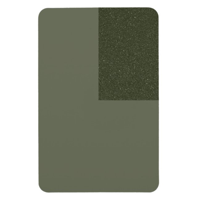 Magnet Flexible Aimant vert mousse personnalisé avec accentuation  (Vertical)