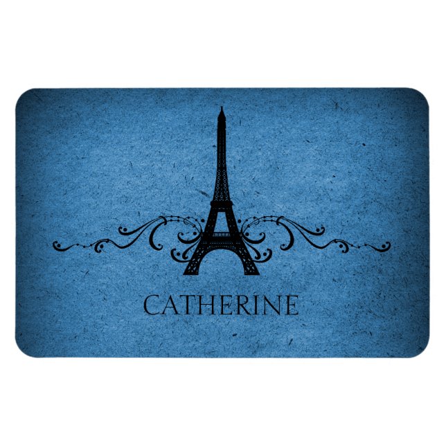 Magnet Flexible Aimant vintage de luxe, bleu (Horizontal)