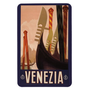Magnet Flexible Aimant vintage de Venezia Venise Italie