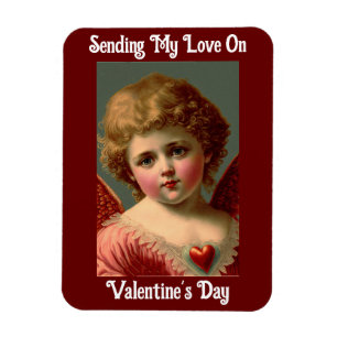 Magnet Flexible Aimant vintage Valentine Angel flexible