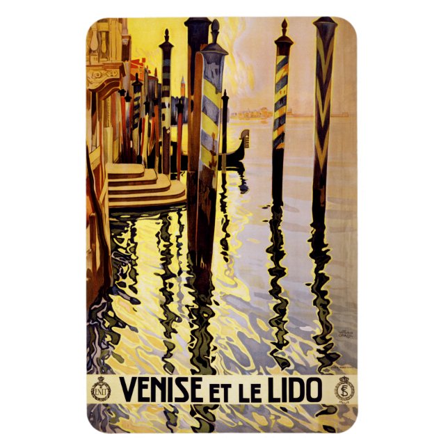 Magnet Flexible Aimant vintage Venise Italie (Vertical)