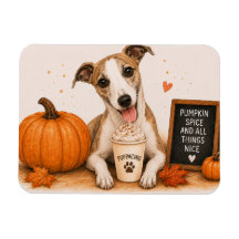 Aimant Whippet Pumpkin Spice