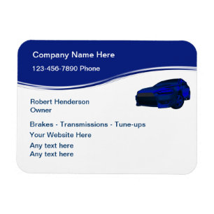 Magnet Flexible Aimants d'affaires automobiles de conception flexi