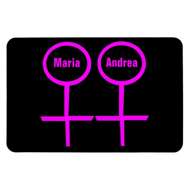 Magnet Flexible Aimants personnalisables pour lesbiennes de qualit (Horizontal)