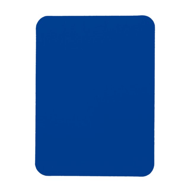 Magnet Flexible Aimants personnalisés | Minimalisme bleu | Concept (Vertical)
