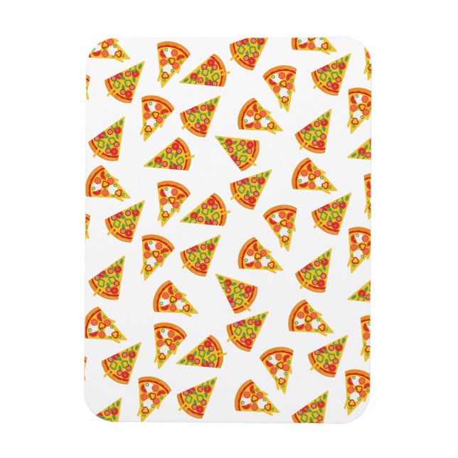 Magnet Flexible Aime la pizza   (Vertical)