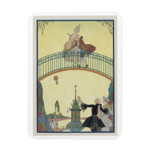 Magnet Flexible Aimez sur le pont, illustration pour des 'fêtes