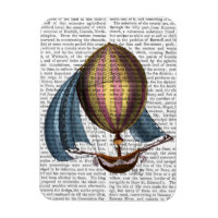 AirShip avec voiles bleues