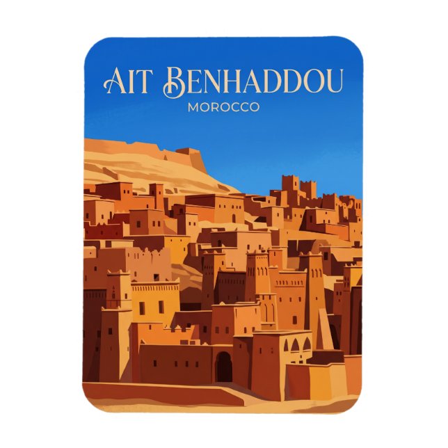 Magnet Flexible Aït Benhaddou Maroc (Vertical)