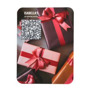 Magnet Flexible Ajouter une photo QR Code Business