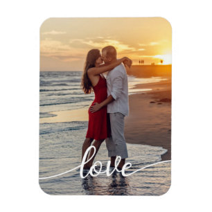 Magnet Flexible Ajoutez votre propre photo d'amour romantique