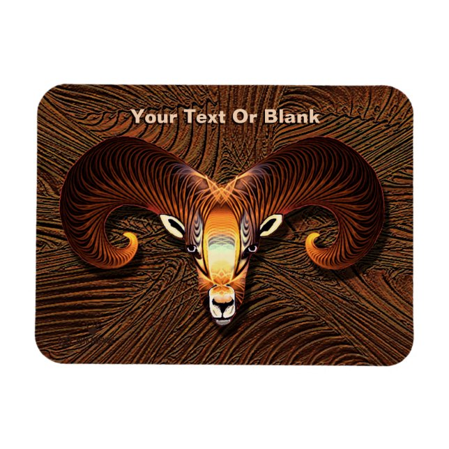 Magnet Flexible Akéda - Tête de bélier (Horizontal)