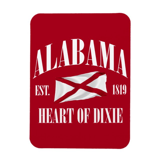 Magnet Flexible Alabama (Vertical)