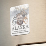 Magnet Flexible Alaska Croisière Animaux de croisière Ours Loup Oi<br><div class="desc">Cette conception peut être personnalisée dans la zone fournie en modifiant la photo et/ou le texte. Vous pouvez également le customiser en cliquant sur Personnaliser ce Modèle, puis en choisissant l'option cliquer pour customiser et supprimer ou modifier la couleur de l'arrière - plan, ajouter du texte, modifier la couleur ou...</div>