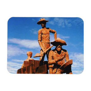 Magnet Flexible Alaska Gold Mining Miners Gold Rush Photo Conçu