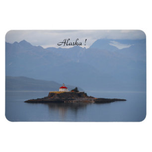 Magnet Flexible Alaska, Phare, Océan, Photographie, Aimant