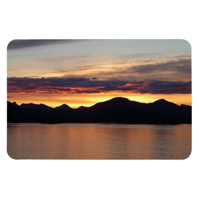 Magnet Flexible Alaskan Sunset I Belle photographie Alaska (Horizontal)