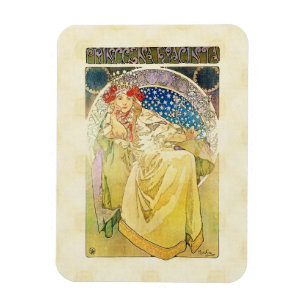 Magnet Flexible Alfons Mucha 1911 Princezna Hyacinta