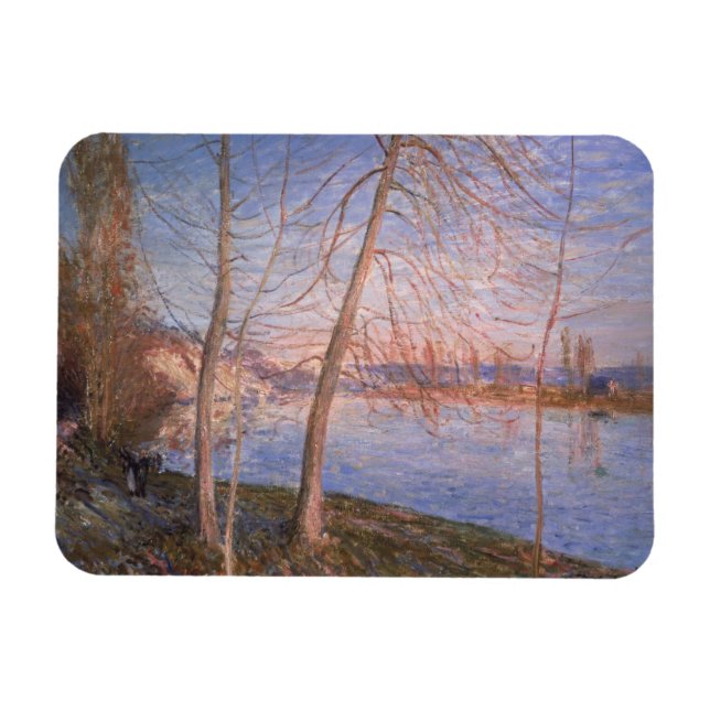 Magnet Flexible Alfred Sisley | Matin d'hiver (Horizontal)