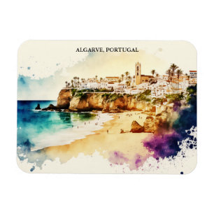 Magnet Flexible Algarve Portugal Aquarelle Travel
