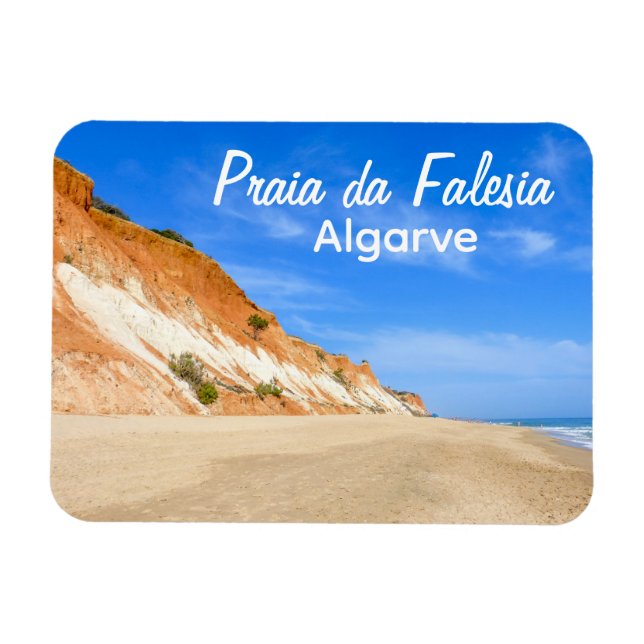 Magnet Flexible Algarve Praia da Falésia Portugal Souvenir (Horizontal)