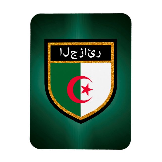 Magnet Flexible Algeria Flag (Vertical)