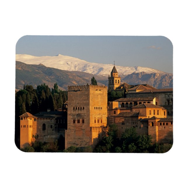 Magnet Flexible Alhambra ; Grenade ; Andalousie, Espagne, Sierra (Horizontal)