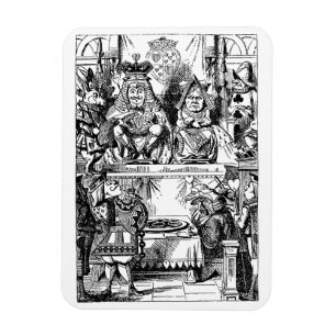 Magnet Flexible Alice au pays des merveilles vintage, Procès de la