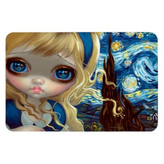 Magnet Flexible "Alice dans la nuit étoilée" Flex