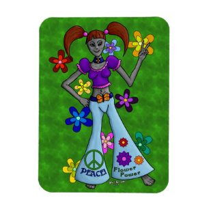 Magnet Flexible Alien Hippy