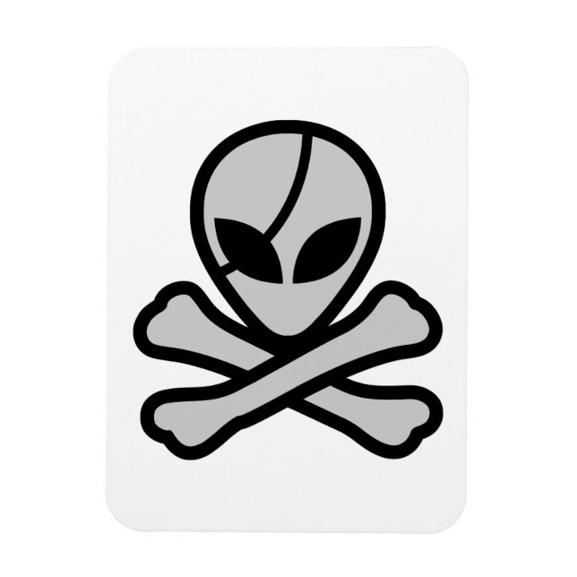 Magnet Flexible Alien Pirate (Vertical)