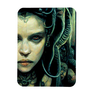 Magnet Flexible Alien Tech Girl Science Fiction