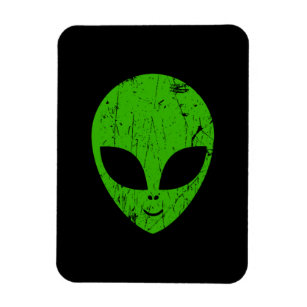 Magnet Flexible alien vert tête pour science-fiction extraterrestr