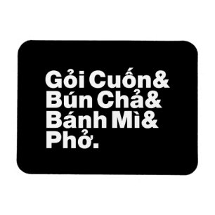 Magnet Flexible Alimentation de rue vietnamienne