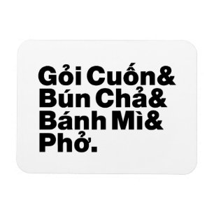 Magnet Flexible Alimentation de rue vietnamienne