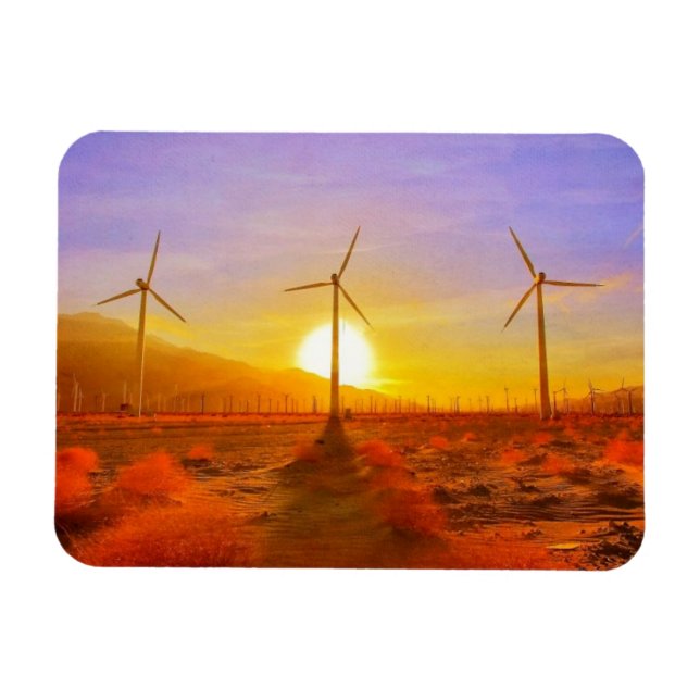 Magnet Flexible Alimenté par le vent (Horizontal)