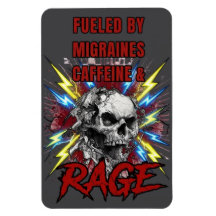 Alimenté par Migraines Pure Liquid Rage Crâne