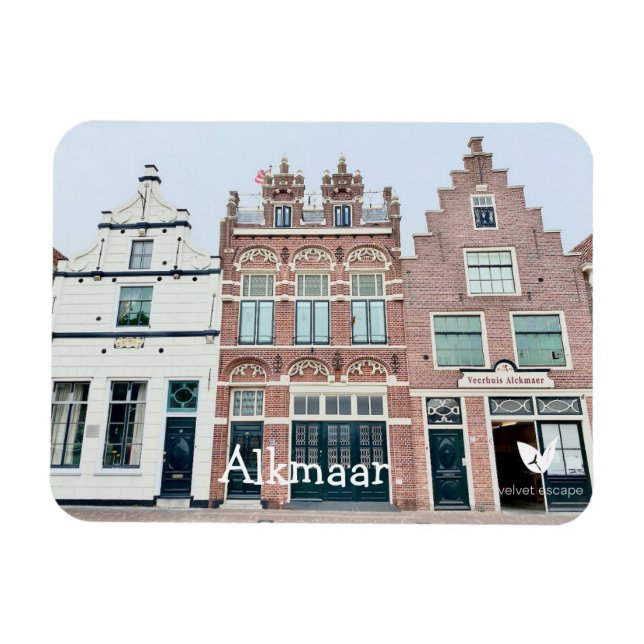 Magnet Flexible Alkmaar - Aimant de réfrigérateur par Velvet Escap (Horizontal)