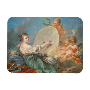 Magnet Flexible Allégorie de la peinture, 1765 (huile sur toile)