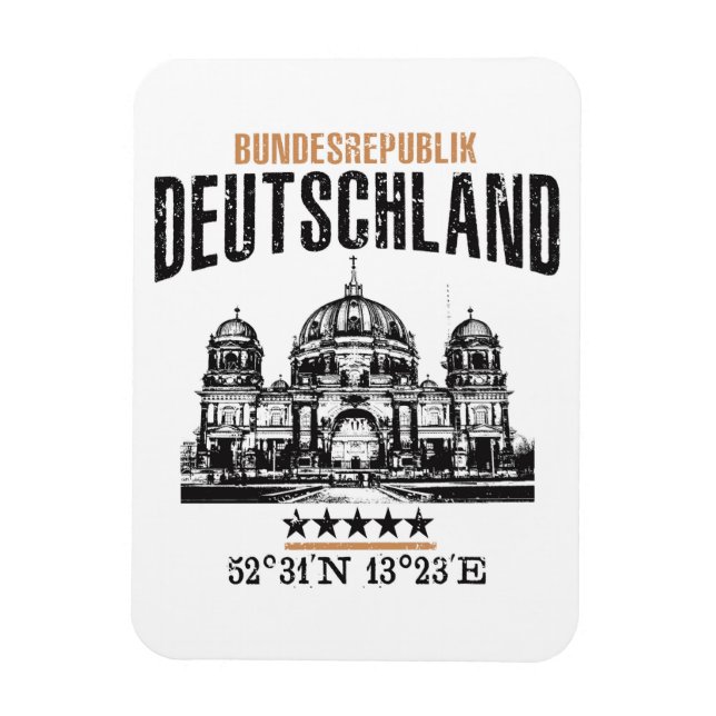 Magnet Flexible Allemagne (Vertical)