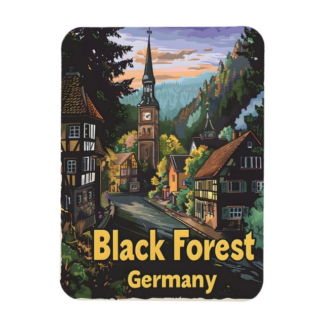 Magnet Flexible Allemagne de la Forêt Noire (Vertical)
