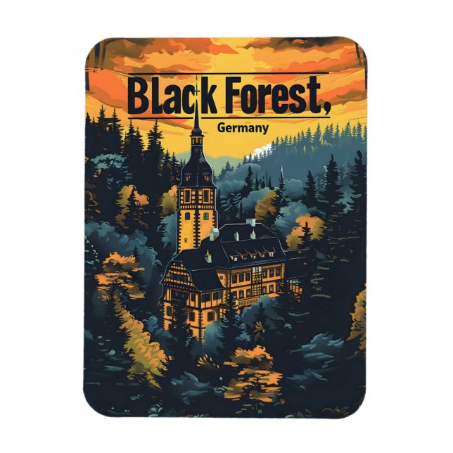 Magnet Flexible Allemagne de la Forêt Noire (Vertical)