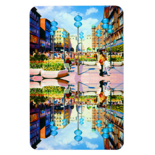 Magnet Flexible Allemagne vintage Munich Towngate Karistor