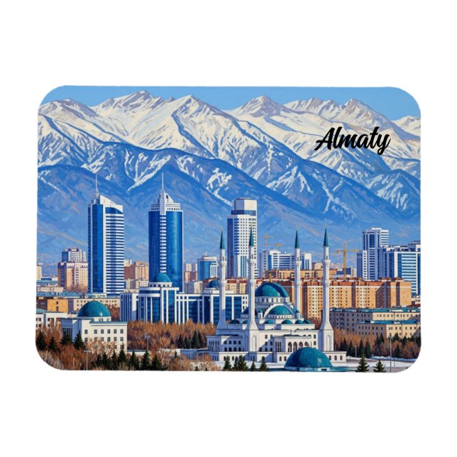 Magnet Flexible Almaty Kazakhstan Voyage  (Horizontal)