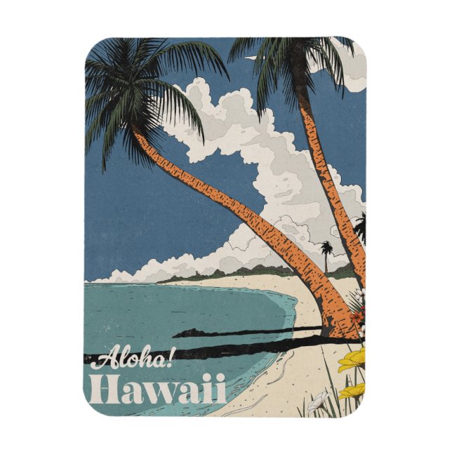 Magnet Flexible Aloah ! Hawaï (Vertical)