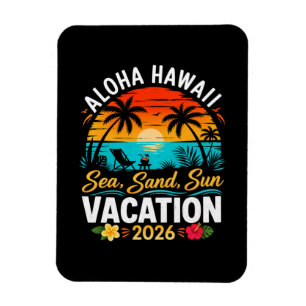 Magnet Flexible Aloha Hawaii Mer Sable Soleil 2026