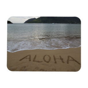 Magnet Flexible Aloha sur la plage à Kauai