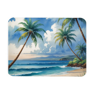 Magnet Flexible Aloha Voyage Hawaïen De Style vintage De Hawaii
