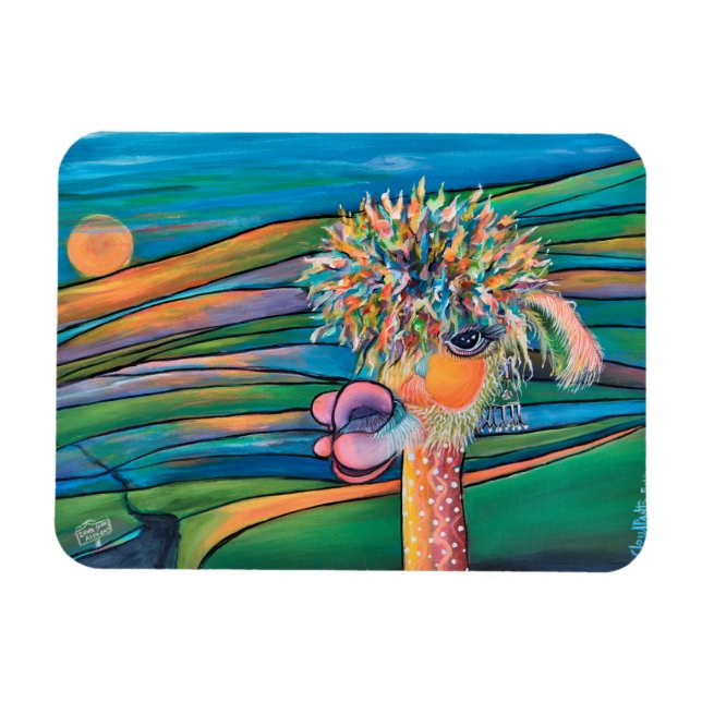 Magnet Flexible Alpaca - Aimant Kathleen (Horizontal)