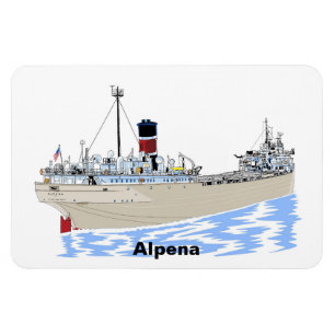 Magnet Flexible Alpena, cargo des Grands Lacs